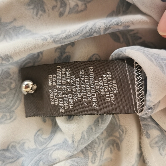 Paisley sleeveless tie waist blouse - Picture 5 of 6